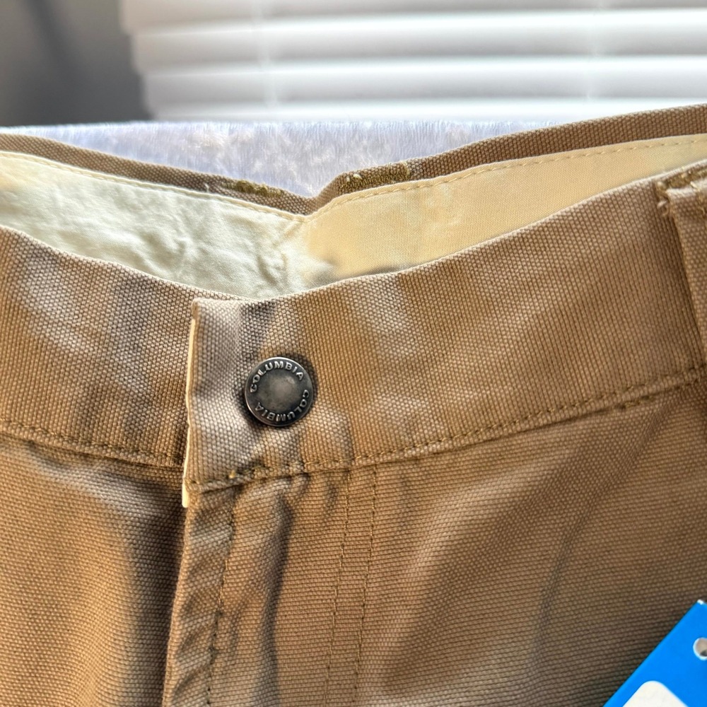Columbia Mens ROC Pant Relaxed Fit Tan Cargo Sz 40x32 UPF 50 New With Tags - Picture 7 of 12